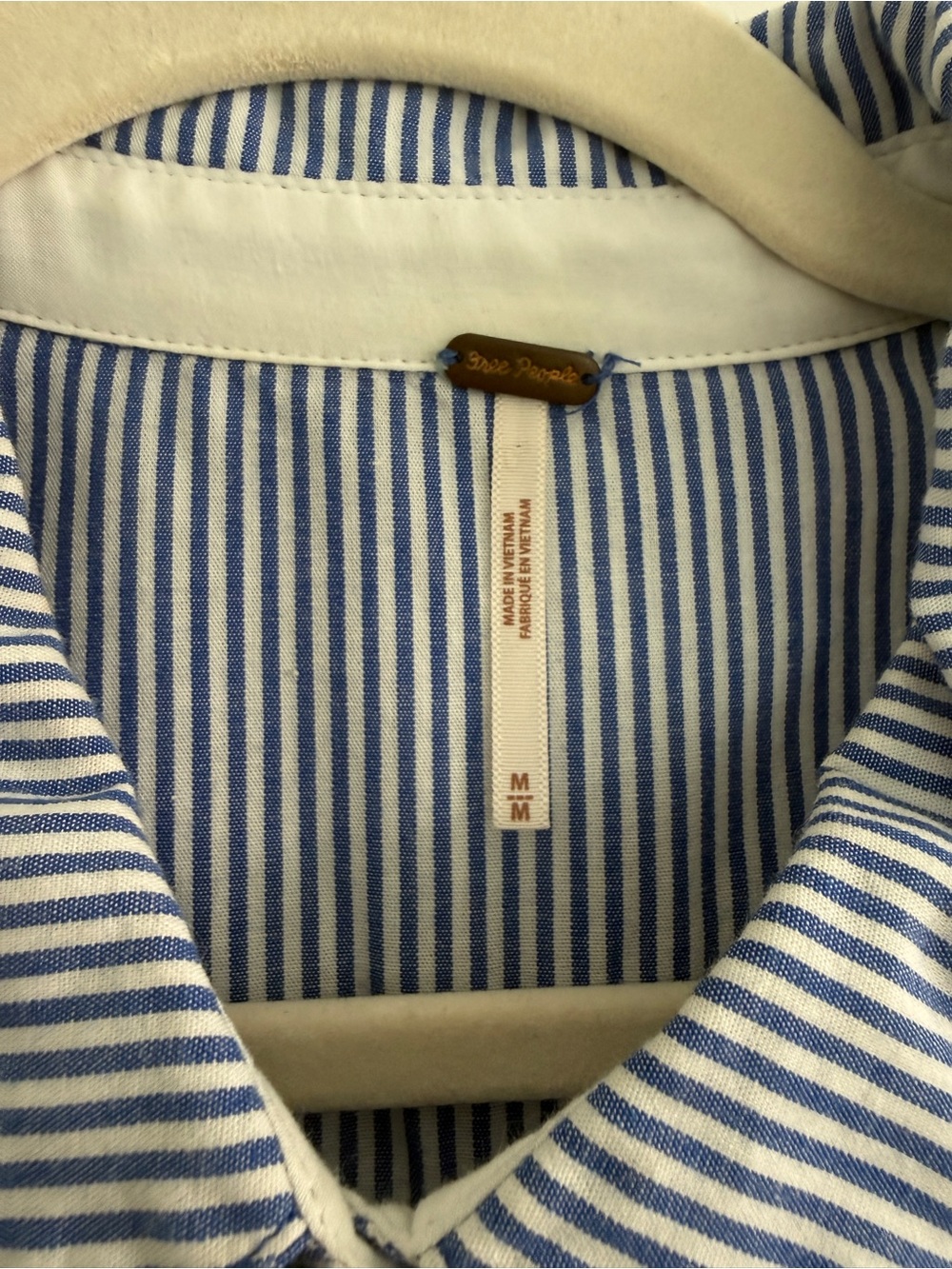 Free People Blue and White Striped Dress - Picture 3 of 4